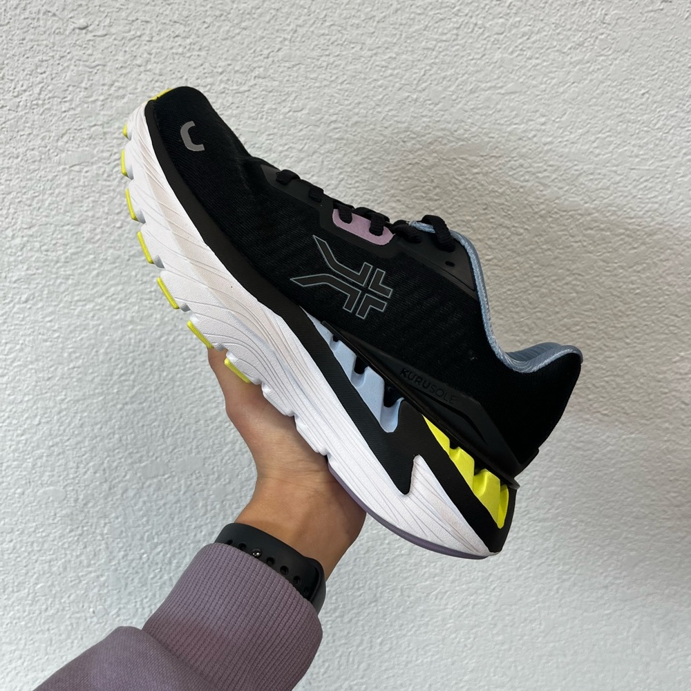 KURU Women’s Triple Max Ion Black Sneakers Size 8 Orthopedic Shoes